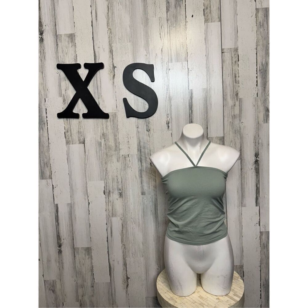 Green tank top cami XSmall